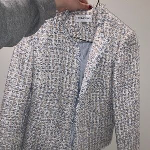 Calvin klein tweed jacket